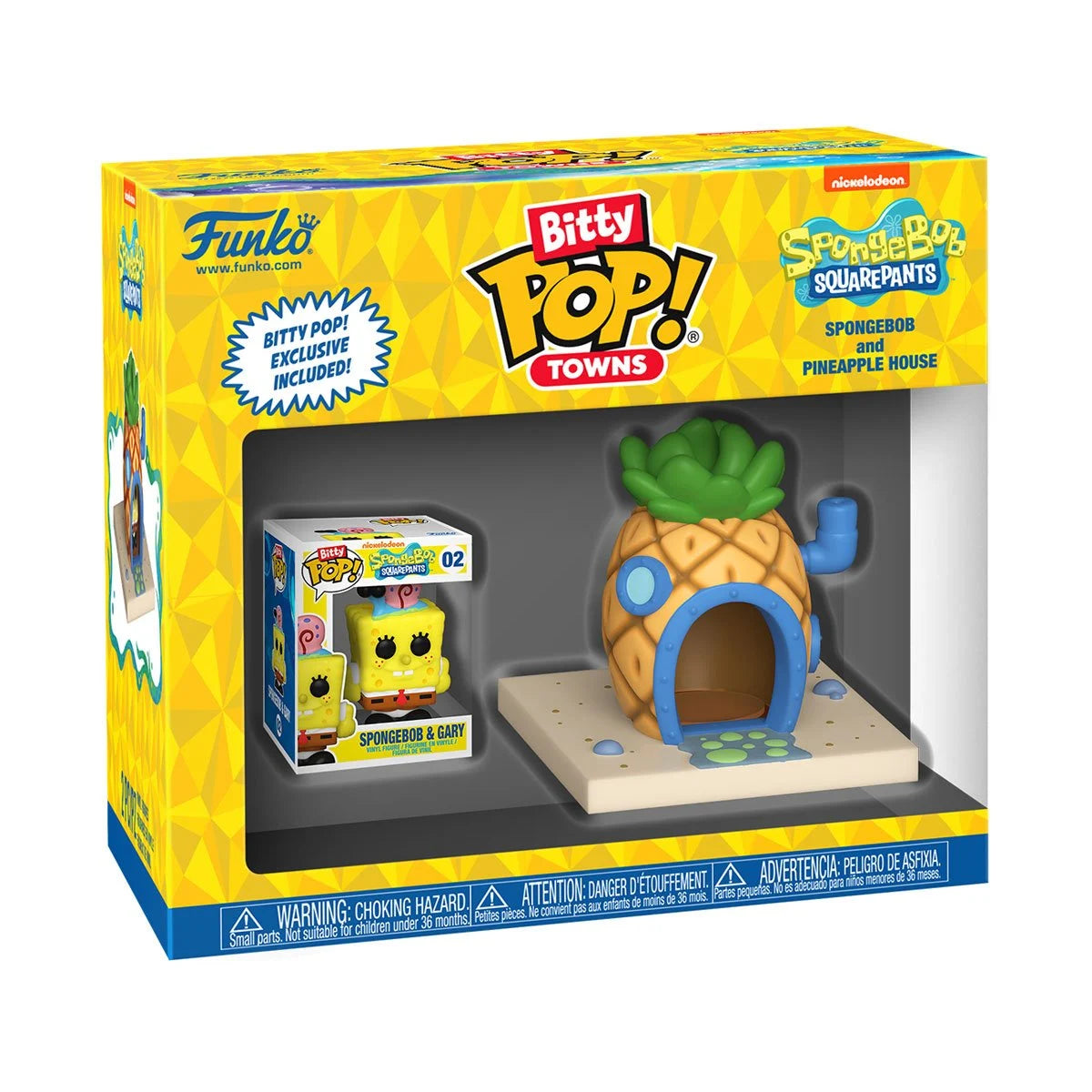 Image of SpongeBob SquarePants and Pineapple House Funko Bitty Pop! Town