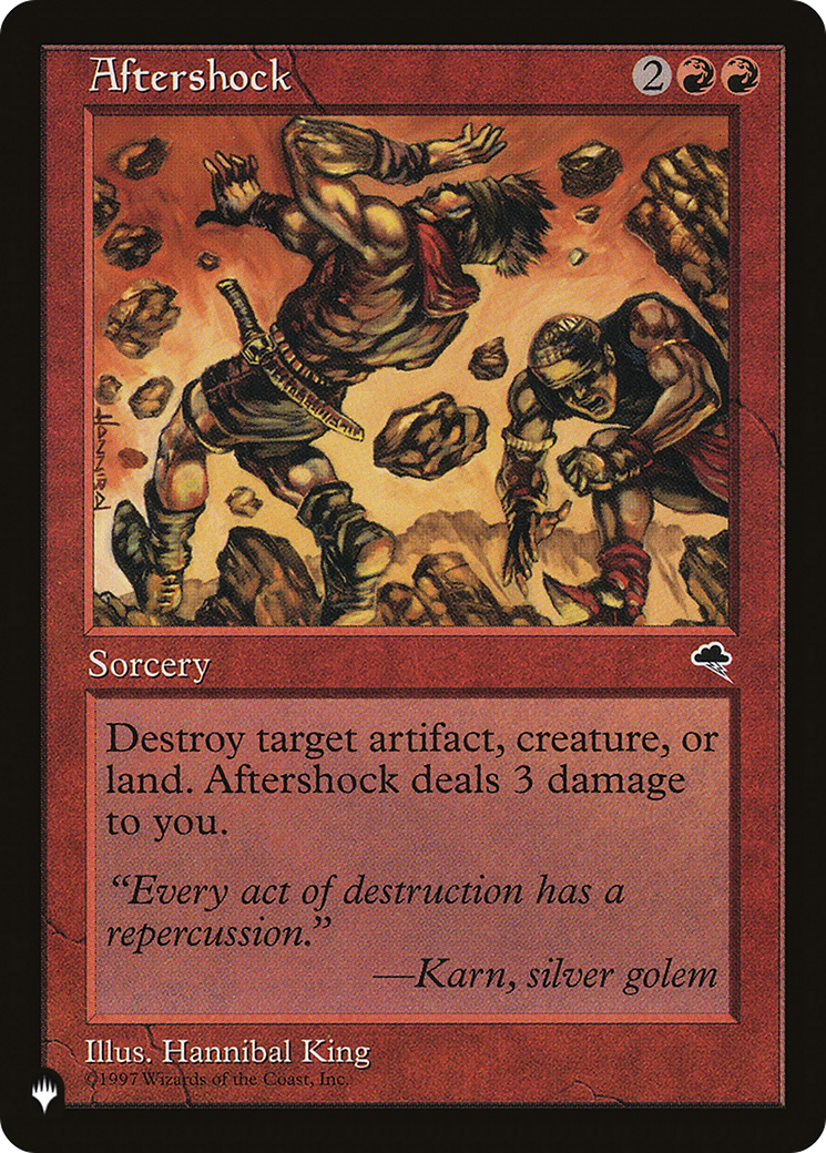 Image of Aftershock (LIST-TMP-160) - The List