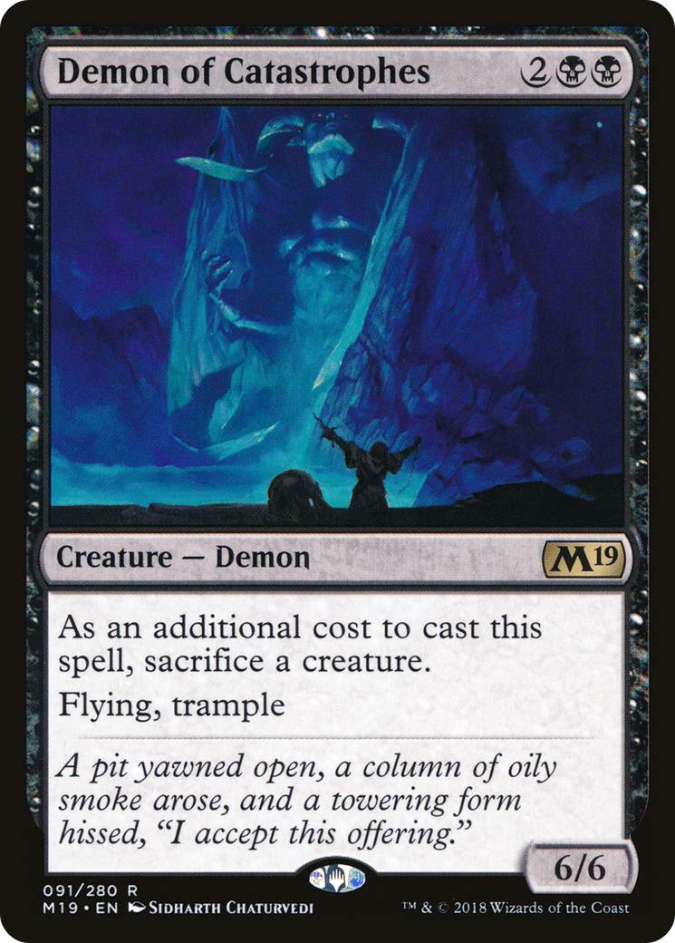 Image of Demon of Catastrophes (M19-091) - Core Set 2019