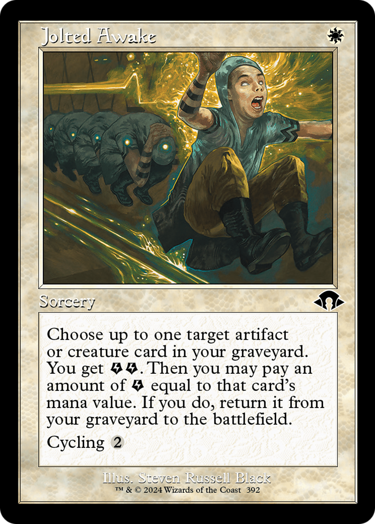 Image of Jolted Awake (Retro Frame) (MH3-392) - Modern Horizons 3 Foil