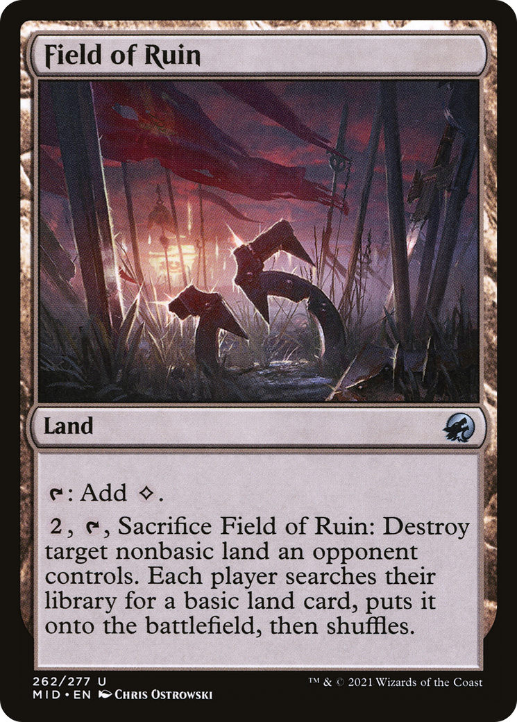 Image of Field of Ruin (MID-262) - Innistrad: Midnight Hunt