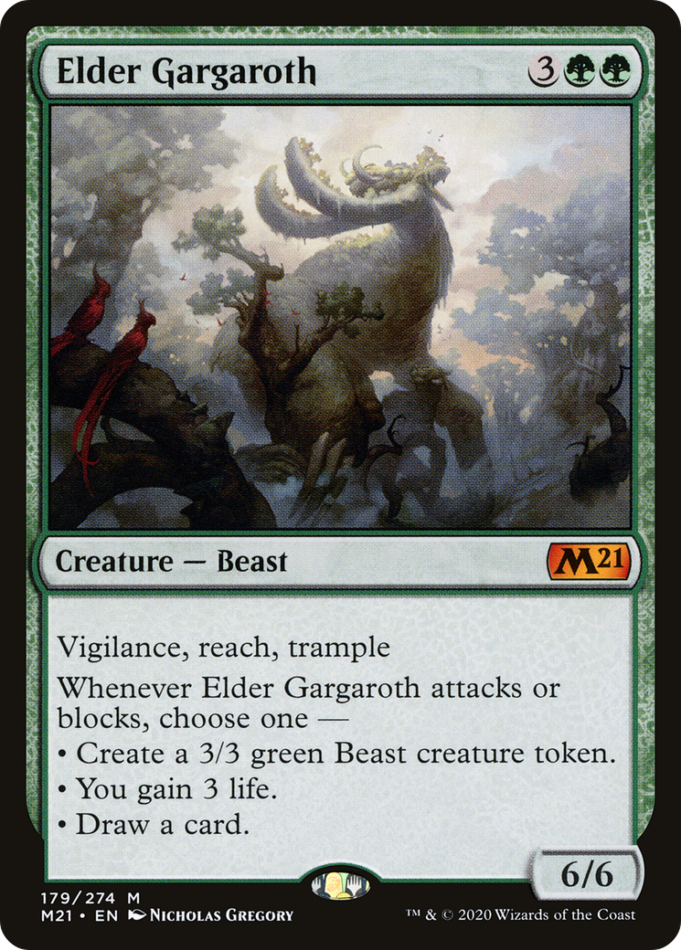 Image of Elder Gargaroth (M21-179) - Core Set 2021 Foil