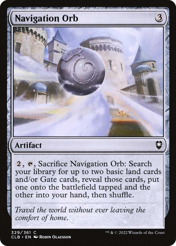 Image of Navigation Orb (CLB-329) - Commander Legends: Battle for Baldur's Gate Foil