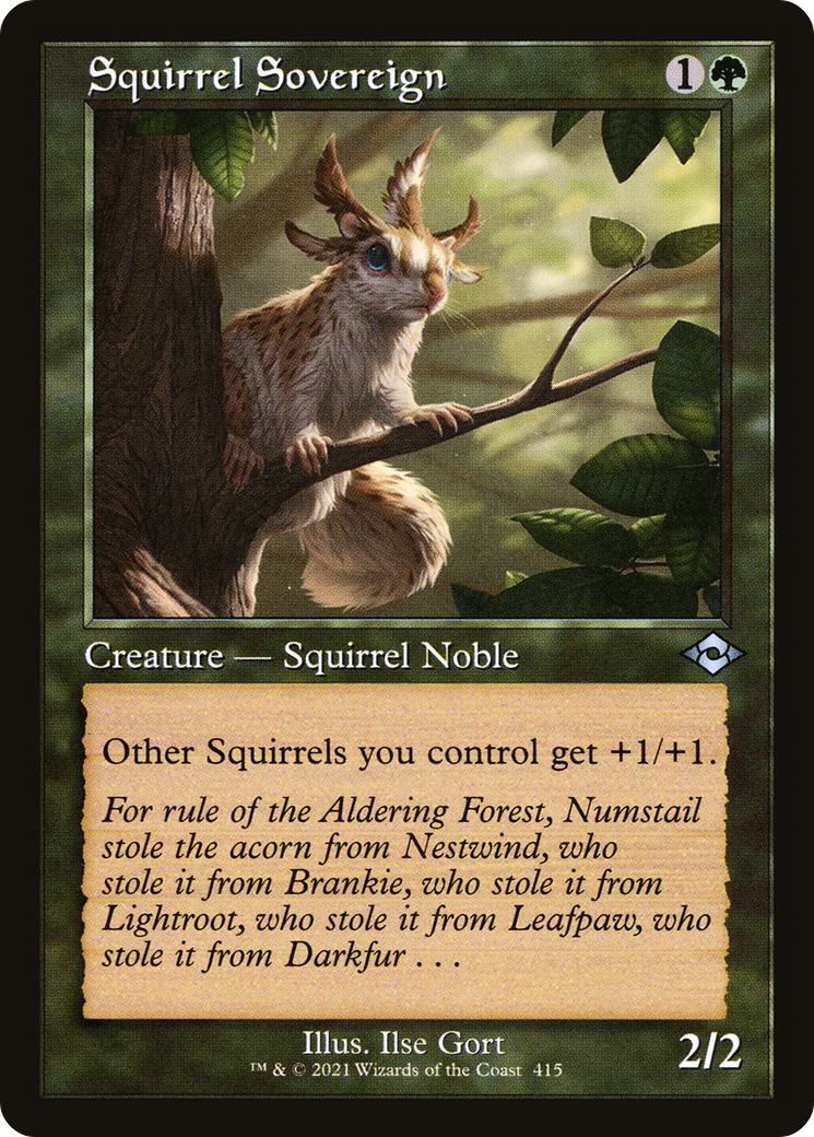 Image of Squirrel Sovereign (Retro Frame) (MH2-415) - Modern Horizons 2