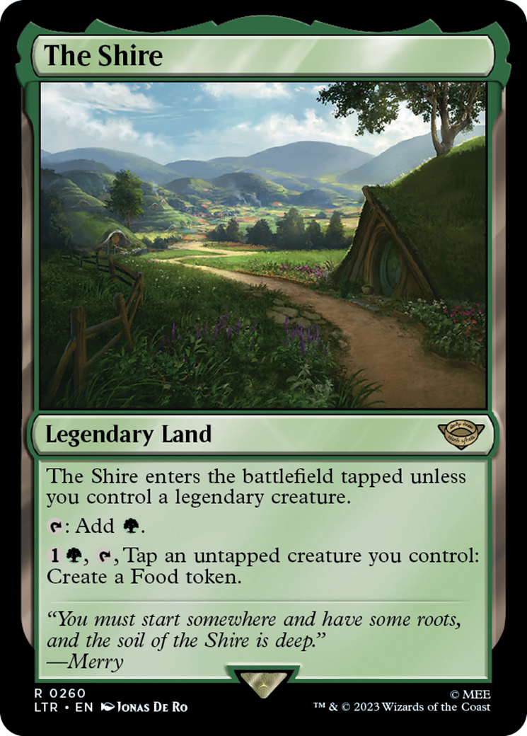 Image of The Shire (LTR-260) - The Lord of the Rings: Tales of Middle-earth Foil
