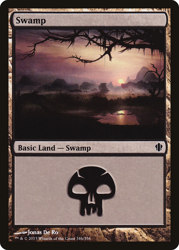 Image of Swamp (346) (C13-346) - Commander 2013