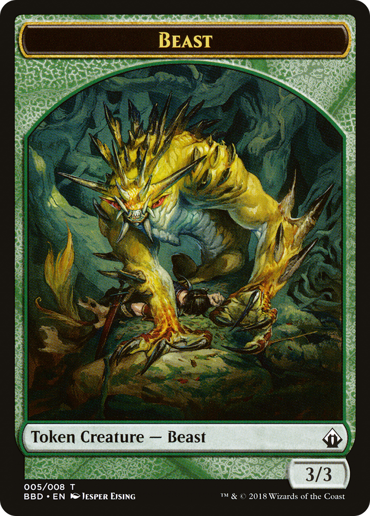 Image of Beast Token (BBD-005) - Battlebond Tokens