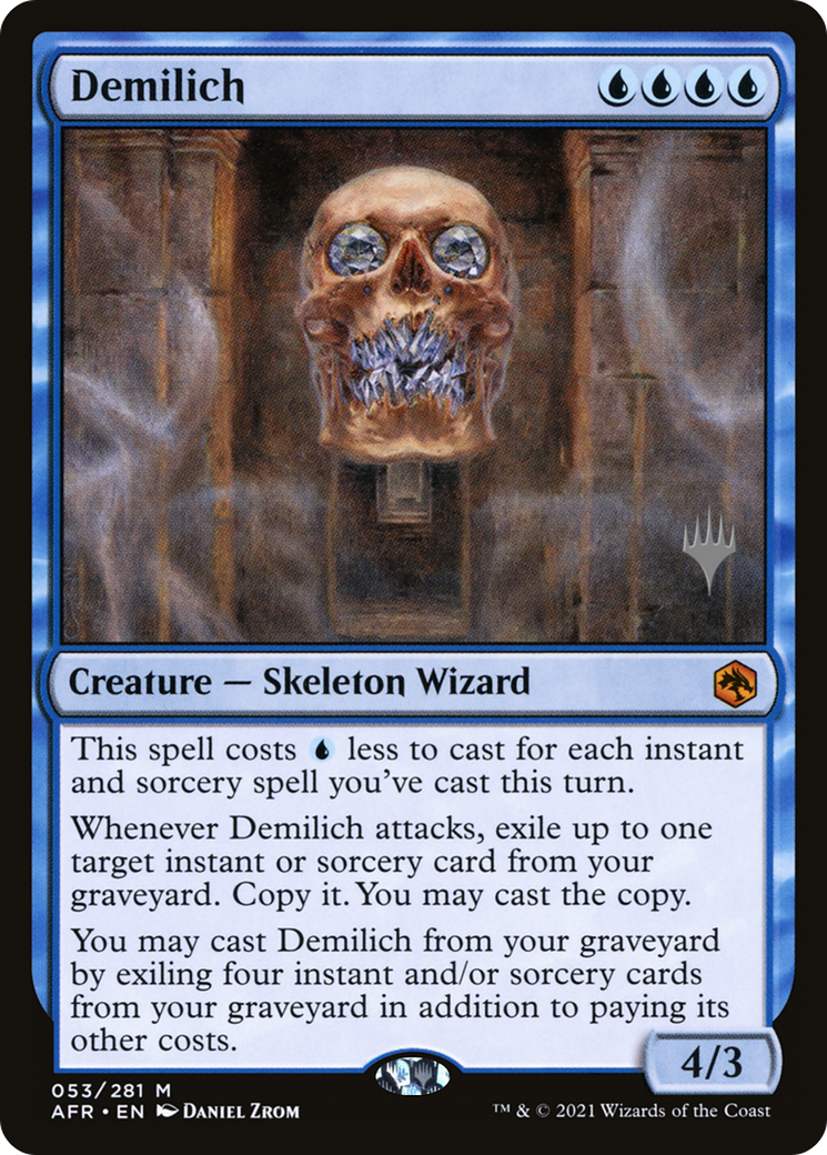 Image of Demilich (PPAFR-053) - Adventures in the Forgotten Realms Promos