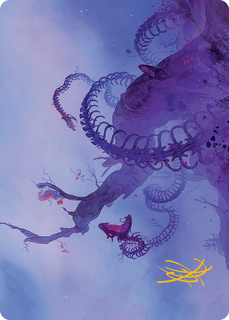 Image of Coiling Rebirth // Coiling Rebirth (ABLB-044) - Bloomburrow Art Series (Borderless) Foil