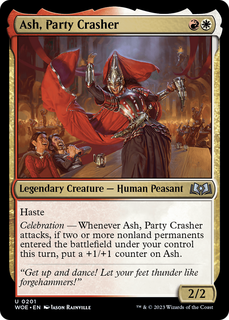 Image of Ash, Party Crasher (WOE-201) - Wilds of Eldraine