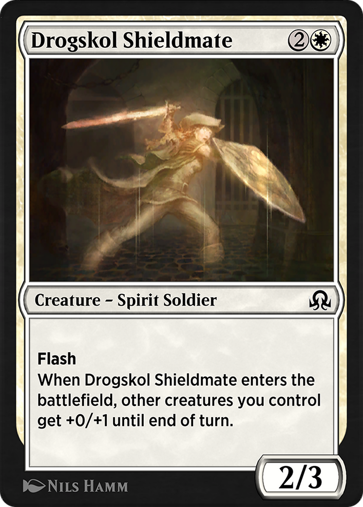 Image of Drogskol Shieldmate (SIR-026) - Shadows over Innistrad Remastered