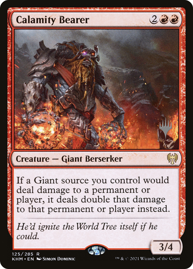 Image of Calamity Bearer (PPKHM-125) - Kaldheim Promos Foil