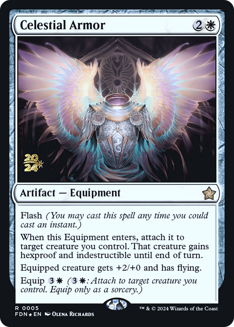 Image of Celestial Armor (PRE-005) - Foundations Promos Foil