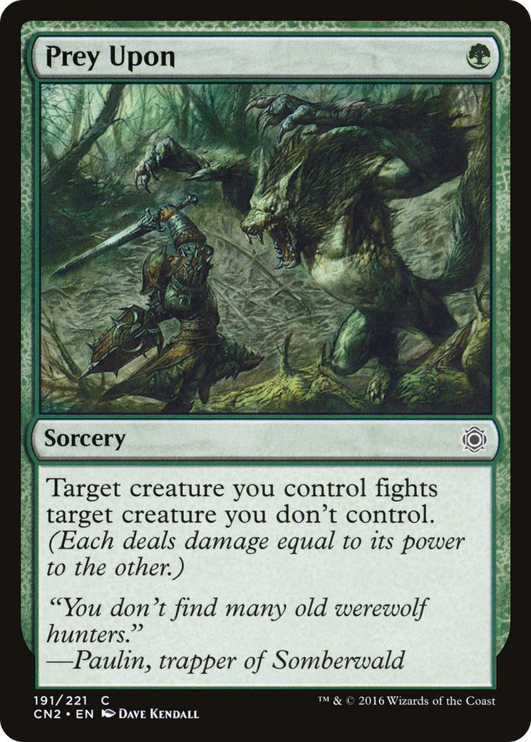 Image of Prey Upon (CN2-191) - Conspiracy: Take the Crown Foil