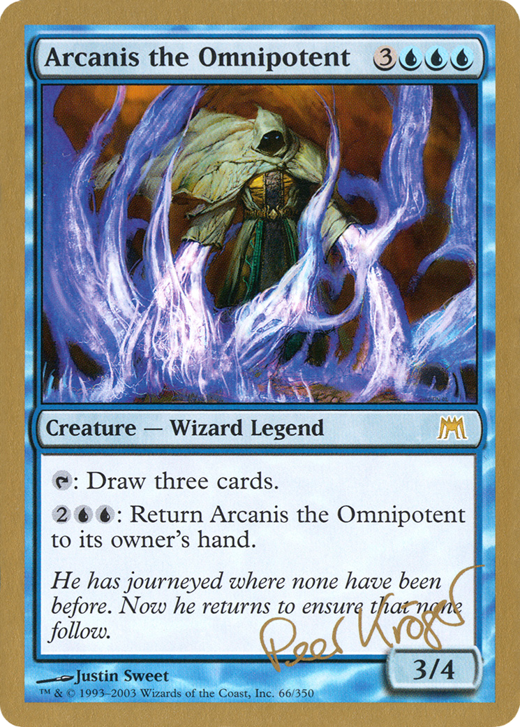 Image of Arcanis the Omnipotent - 2003 Peer Kroger (ONS) (WCD-) - World Championship Decks 2003