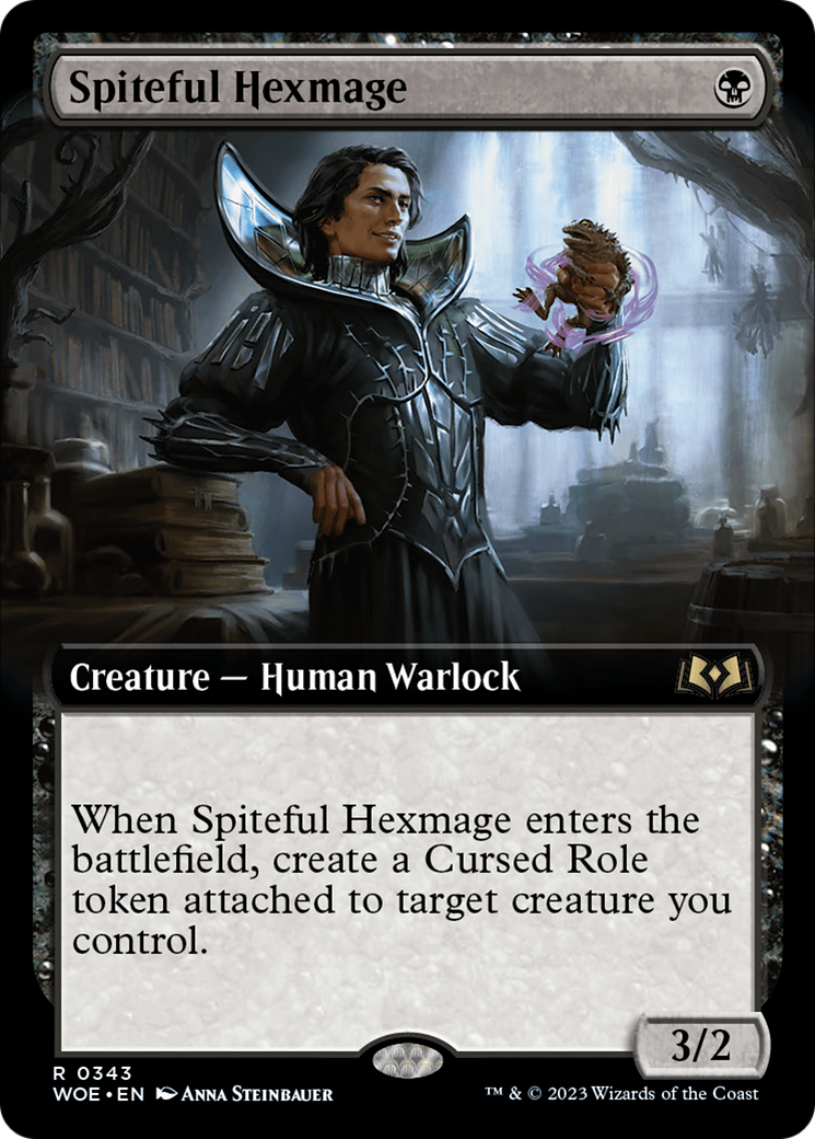 Image of Spiteful Hexmage (Extended Art) (WOE-343) - Wilds of Eldraine: (Extended Art)