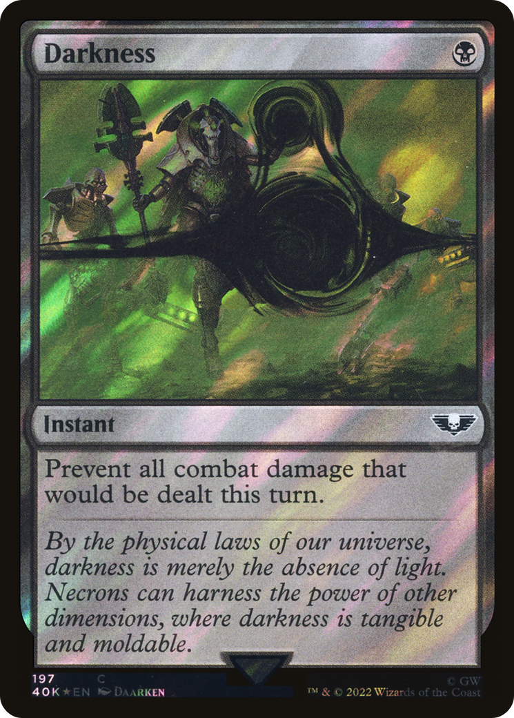 Image of Darkness (Surge Foil) (40K-197) - Warhammer 40,000 Commander Foil