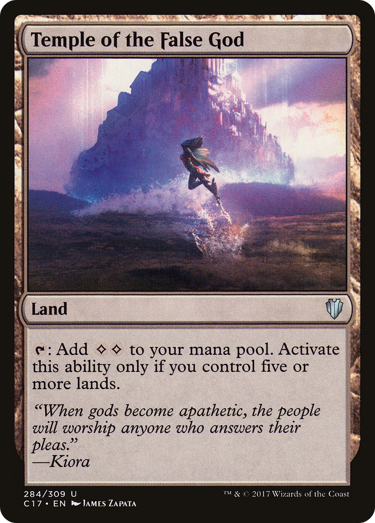 Image of Temple of the False God (C17-284) - Commander 2017