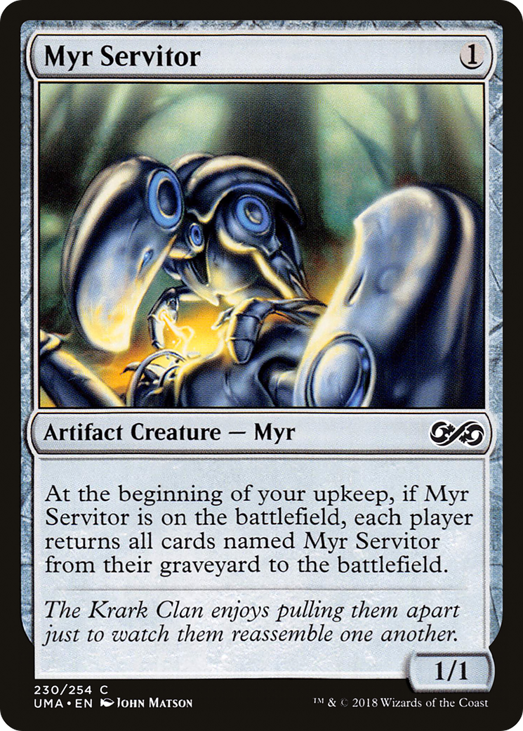 Image of Myr Servitor (UMA-230) - Ultimate Masters Foil