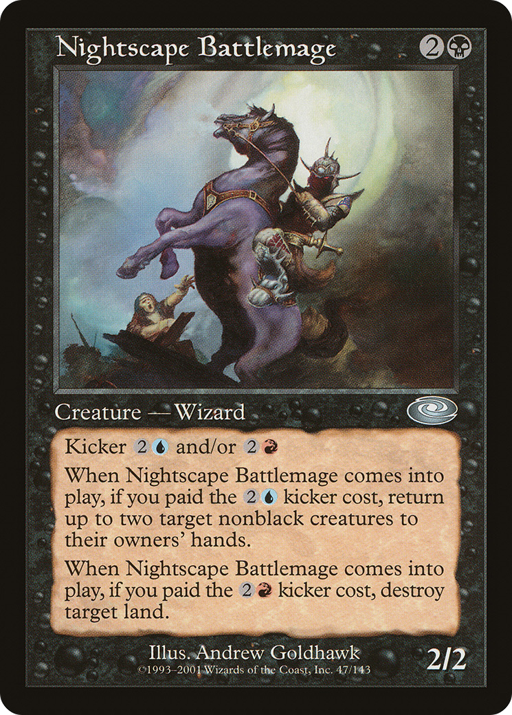 Image of Nightscape Battlemage (PLS-047) - Planeshift