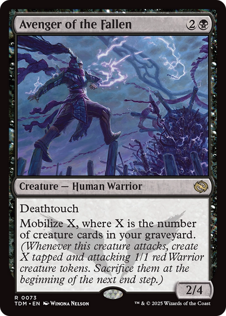 Image of Avenger of the Fallen (TDM-073) - Tarkir: Dragonstorm