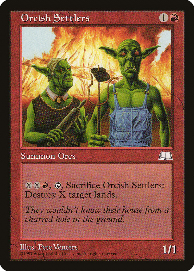 Image of Orcish Settlers (WTH-) - Weatherlight