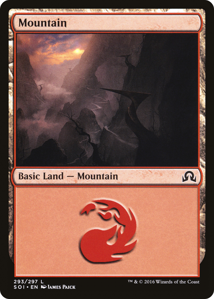 Image of Mountain (293) (SOI-293) - Shadows over Innistrad Foil