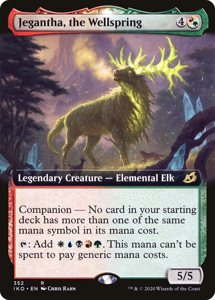 Image of Jegantha, the Wellspring (Extended Art) (IKO-352) - Ikoria: Lair of Behemoths: (companion, Extended Art)