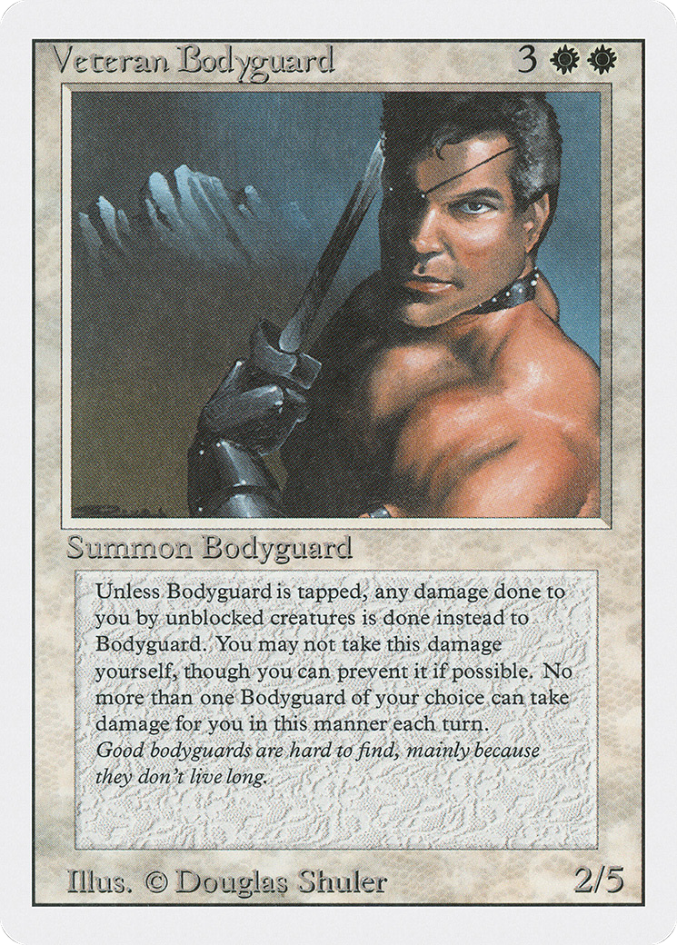 Image of Veteran Bodyguard (3ED-) - Revised Edition