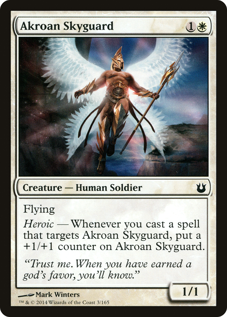 Image of Akroan Skyguard (BNG-003) - Born of the Gods Foil