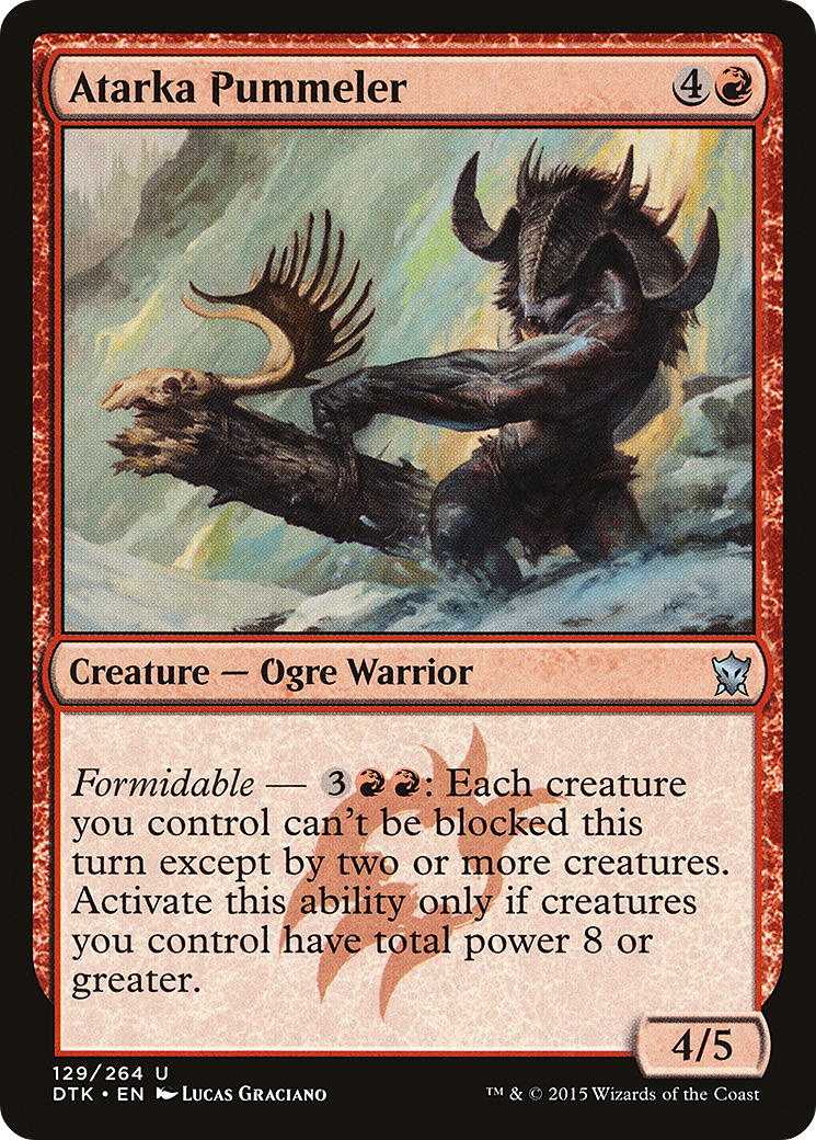 Image of Atarka Pummeler (DTK-129) - Dragons of Tarkir