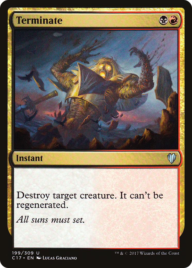 Image of Terminate (C17-199) - Commander 2017
