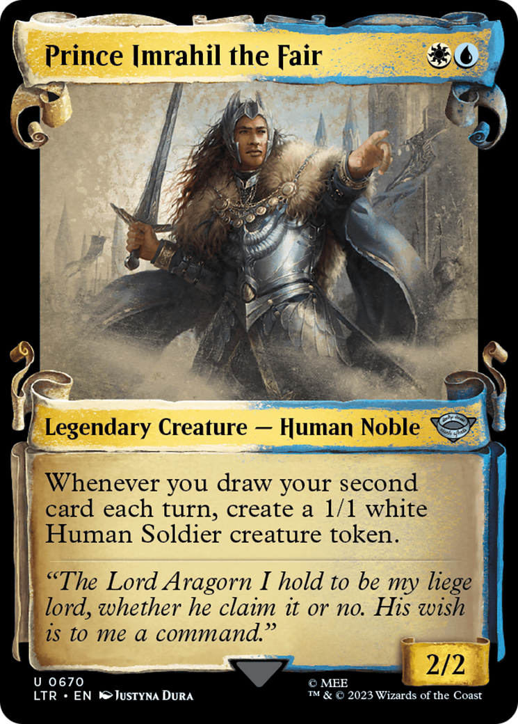 Image of Prince Imrahil the Fair (Showcase Scrolls) (LTR-670) - The Lord of the Rings: Tales of Middle-earth: (Showcase)
