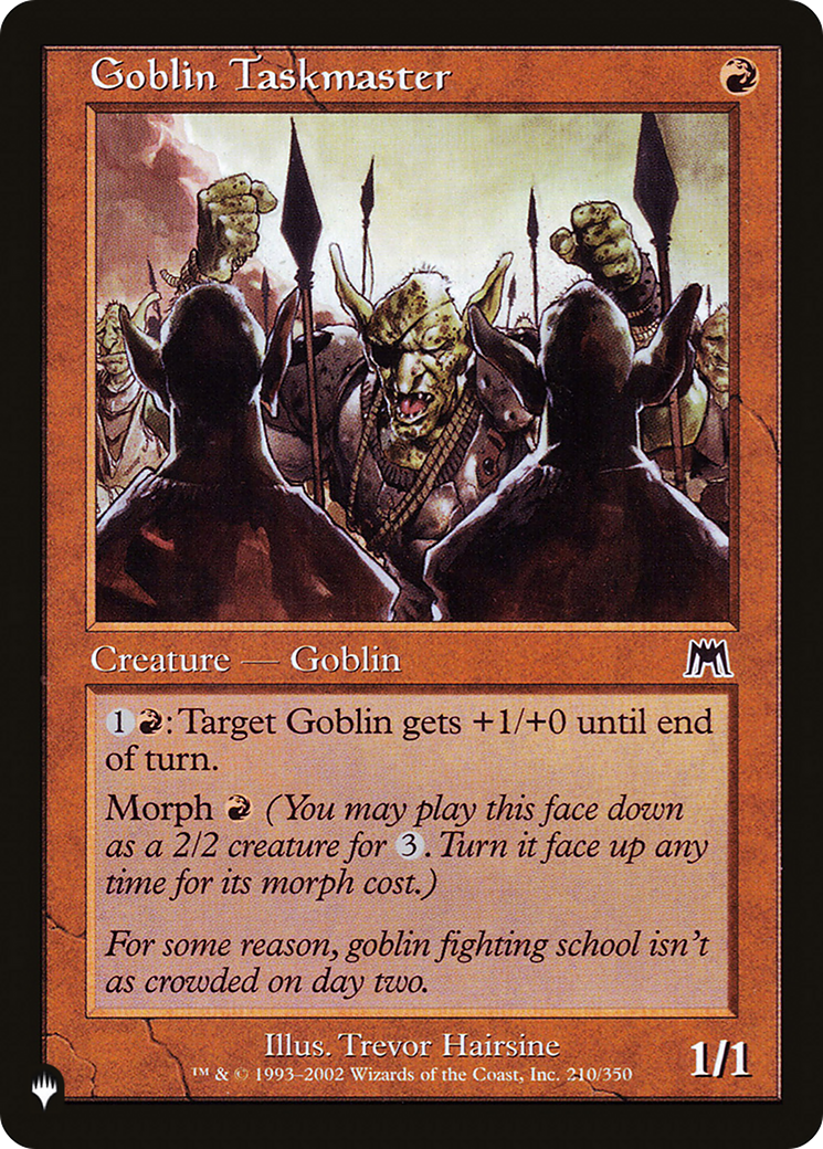 Image of Goblin Taskmaster (LIST-ONS-210) - The List