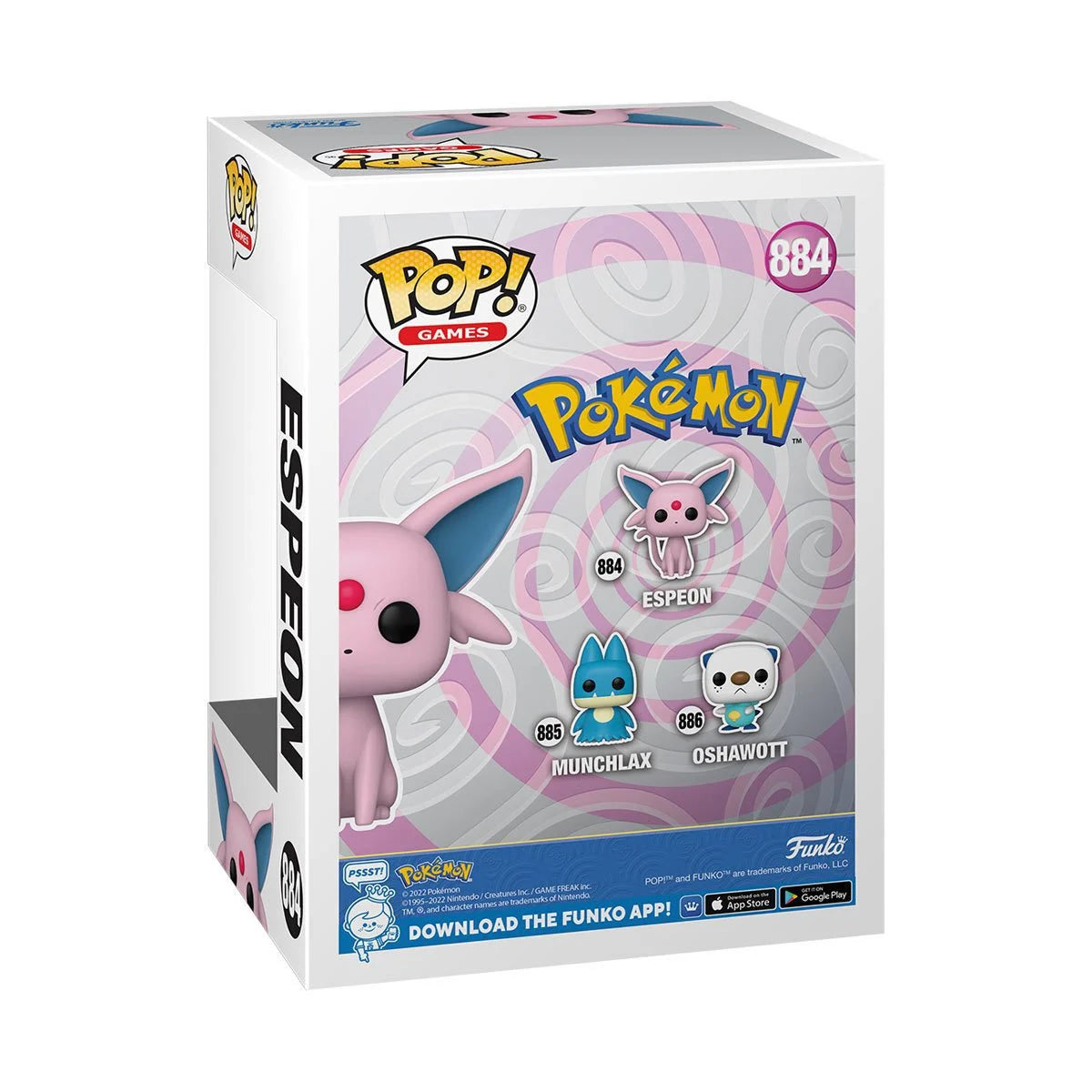 Image of Pokemon Espeon Funko Pop! Vinyl Figure #884