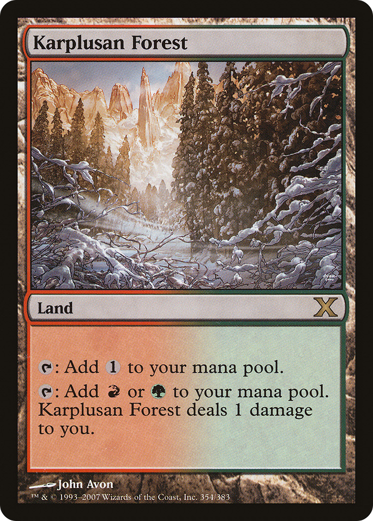 Image of Karplusan Forest (10E-354) - Tenth Edition