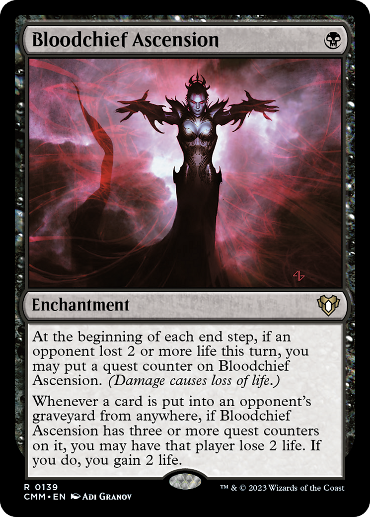 Image of Bloodchief Ascension (CMM-139) - Commander Masters Foil