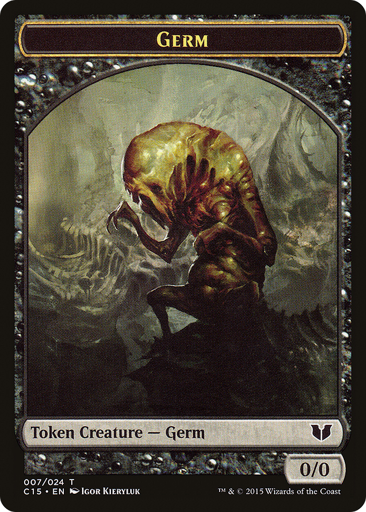 Image of Germ // Zombie Double-Sided Token (C15-7 // 8) - Commander 2015 Tokens