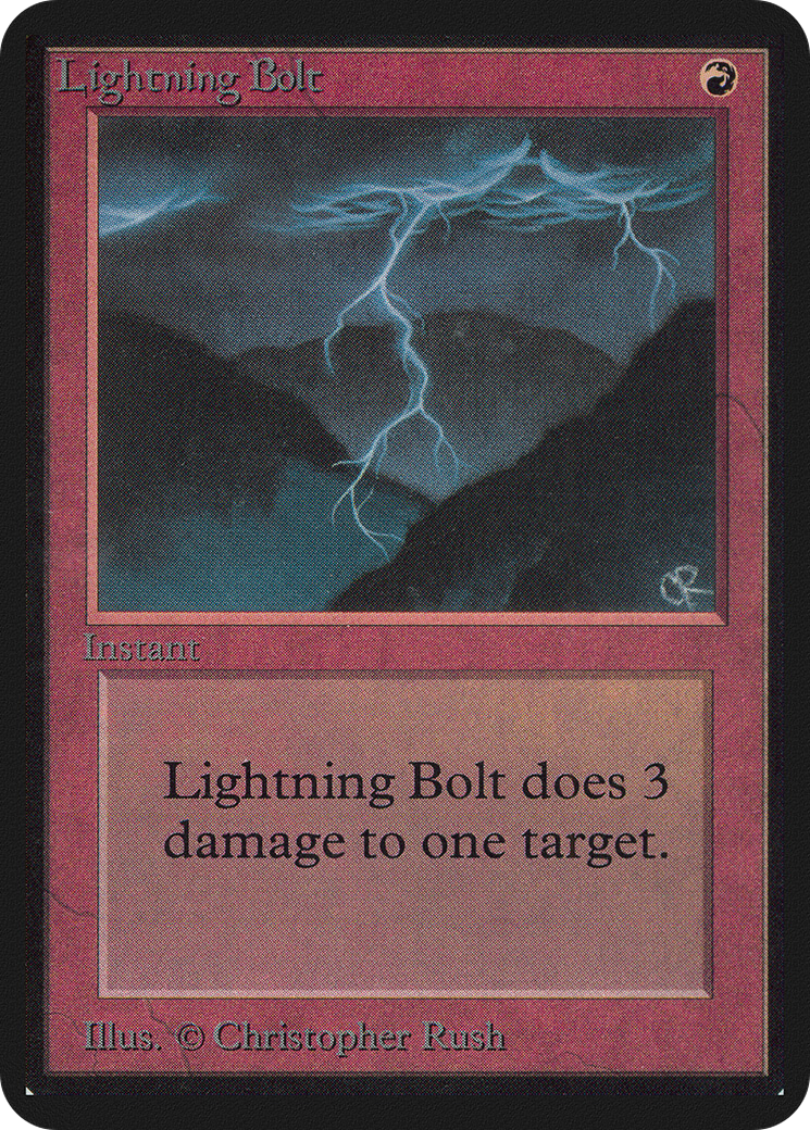 Image of Lightning Bolt (LEA-) - Limited Edition Alpha