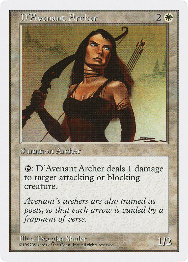 Image of D'Avenant Archer (5ED-) - Fifth Edition