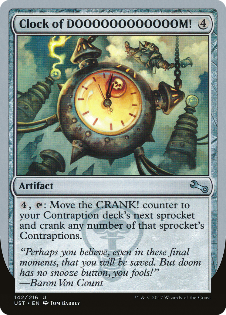 Image of Clock of DOOOOOOOOOOOOM! (UST-142) - Unstable Foil