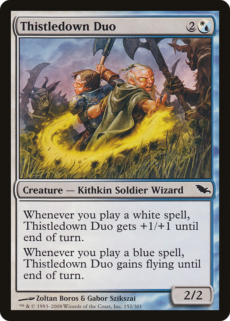 Image of Thistledown Duo (SHM-152) - Shadowmoor Foil