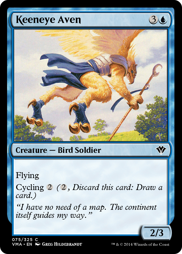 Image of Keeneye Aven (VMA-075) - Vintage Masters Foil