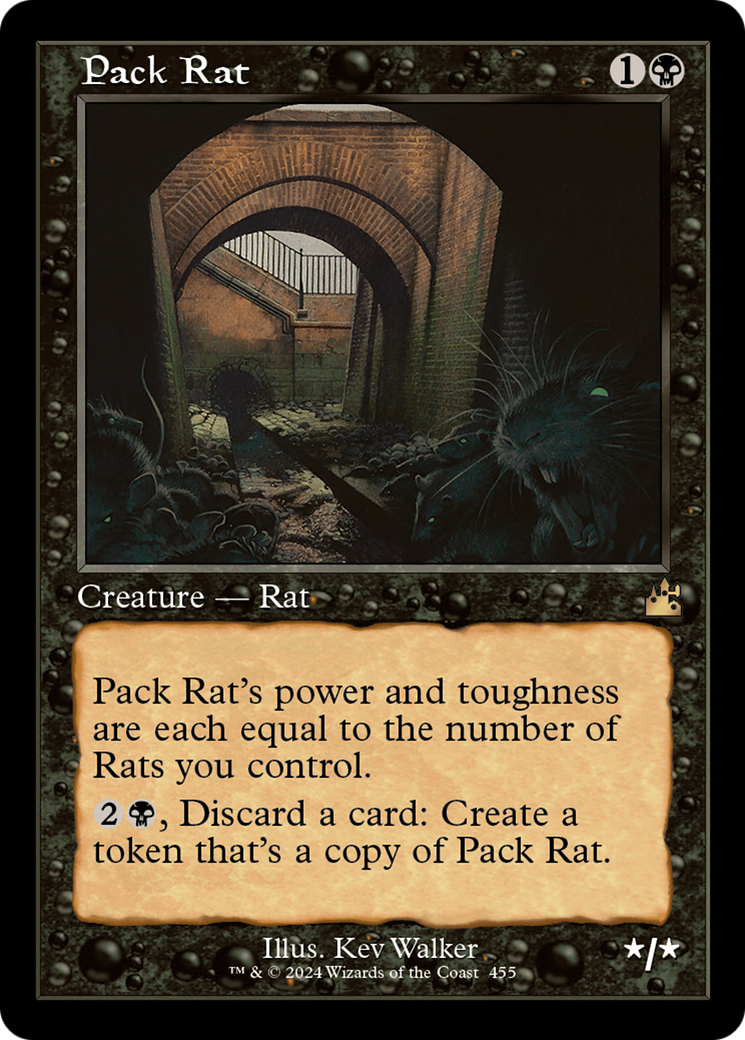 Image of Pack Rat (Retro Frame) (RVR-455) - Ravnica Remastered