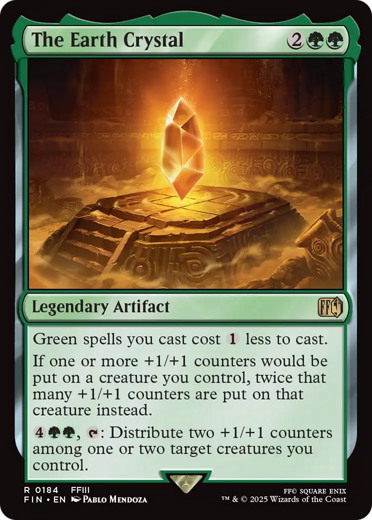 Image of The Earth Crystal (FIN-184) - FINAL FANTASY Foil