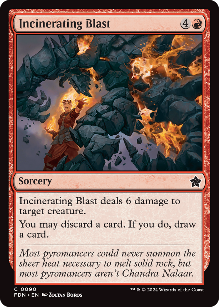 Image of Incinerating Blast (FDN-090) - Foundations
