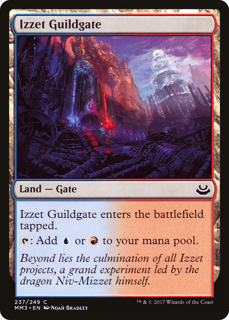 Image of Izzet Guildgate (MM3-237) - Modern Masters 2017 Foil