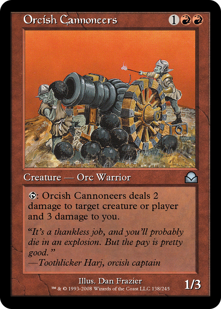 Image of Orcish Cannoneers (ME2-138) - Masters Edition II