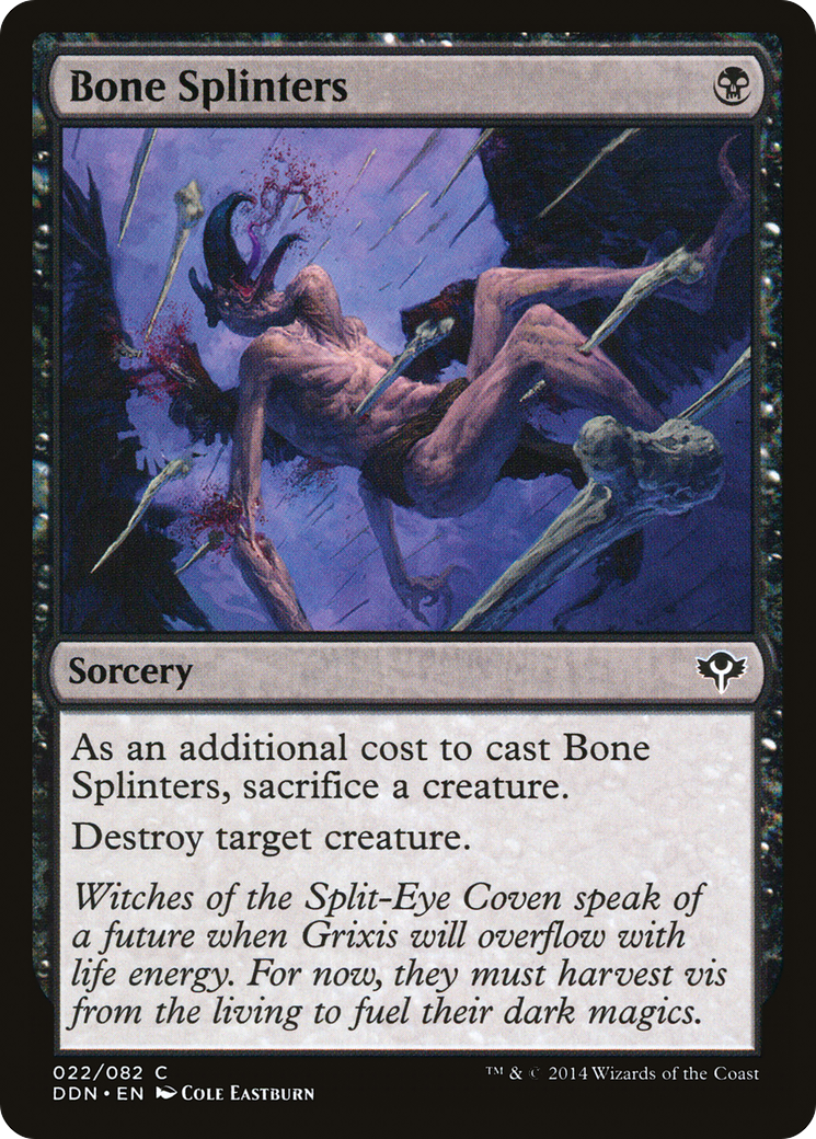 Image of Bone Splinters (DDN-022) - Duel Decks: Speed vs. Cunning