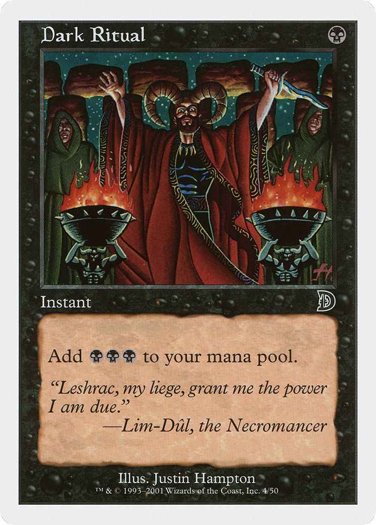 Image of Dark Ritual (DKM-004) - Deckmasters